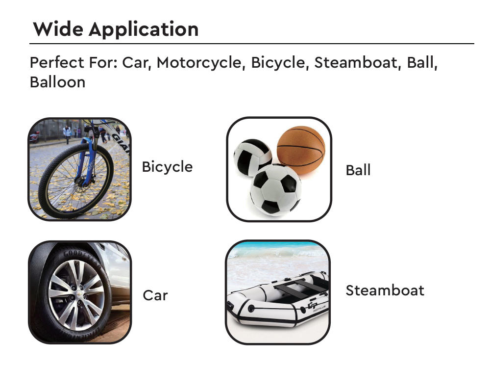 Portable Electric Tyre Inflator for Car and Bike
