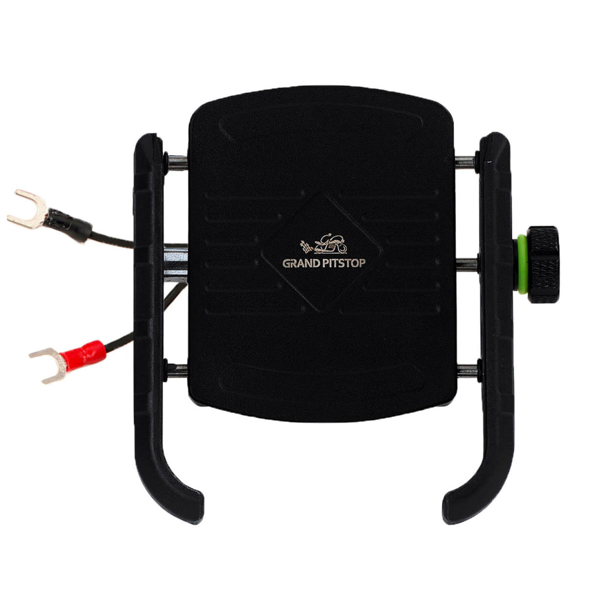 Jaw Grip Mobile Holder with Charger - Black