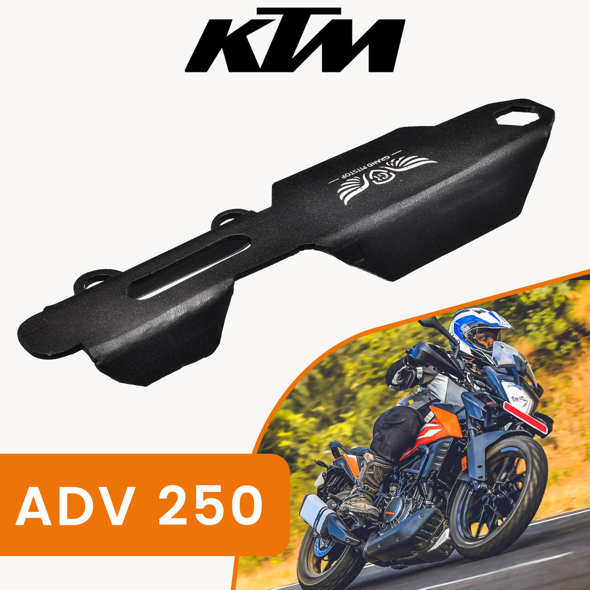 Master Cylinder Cap for KTM 250 Adventure - Black