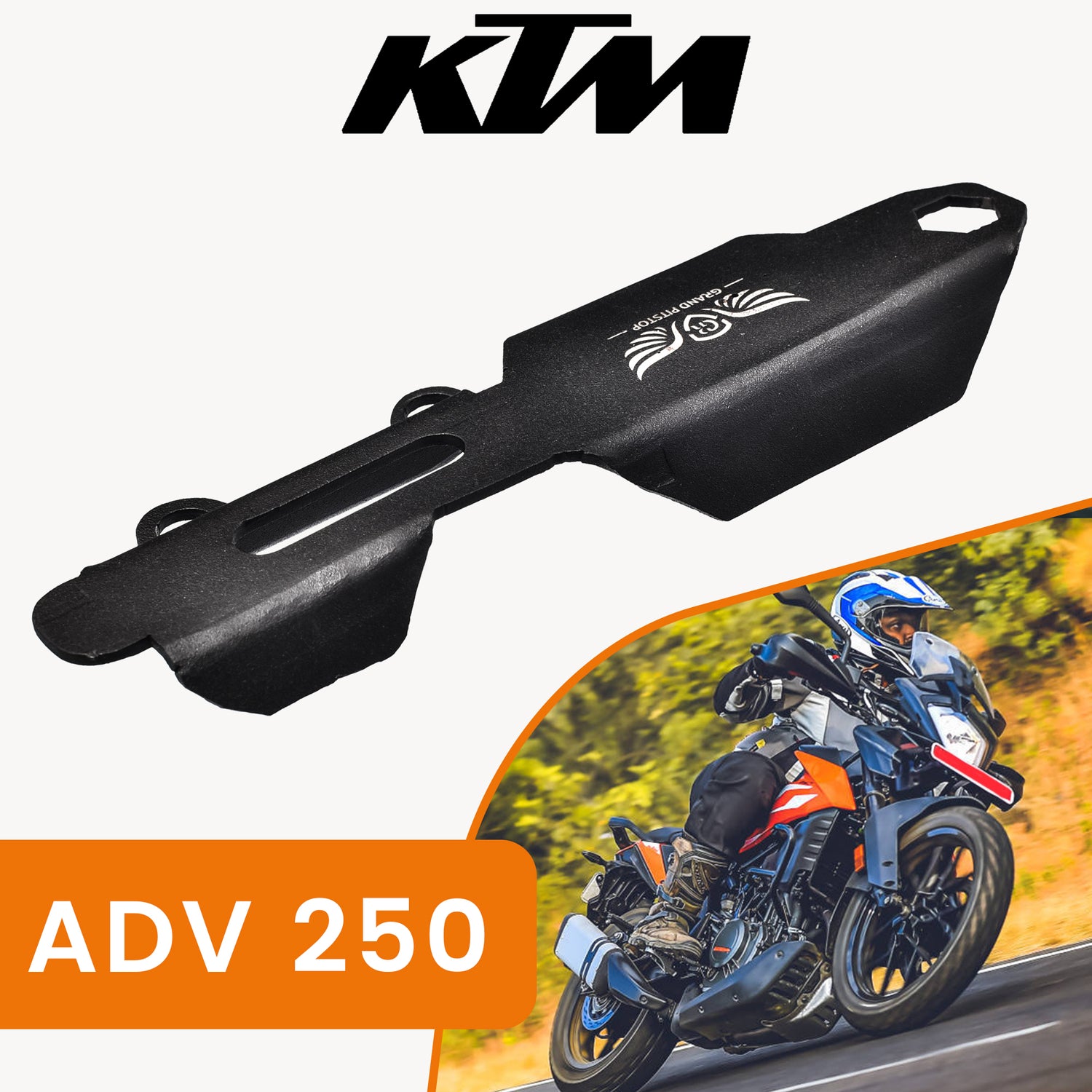 Master Cylinder Cap for KTM 250 Adventure - Black
