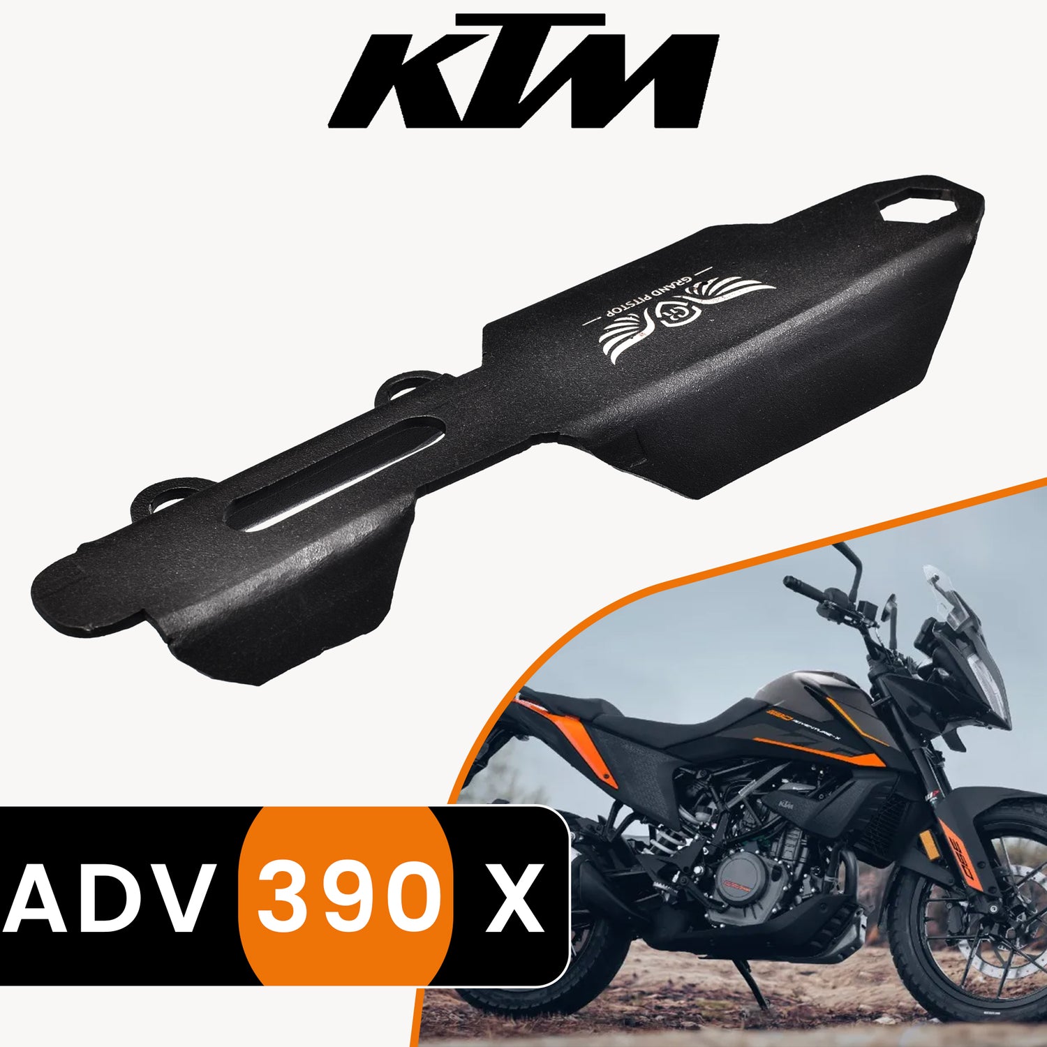 Master Cylinder Cap for KTM 390 Adventure X - Black
