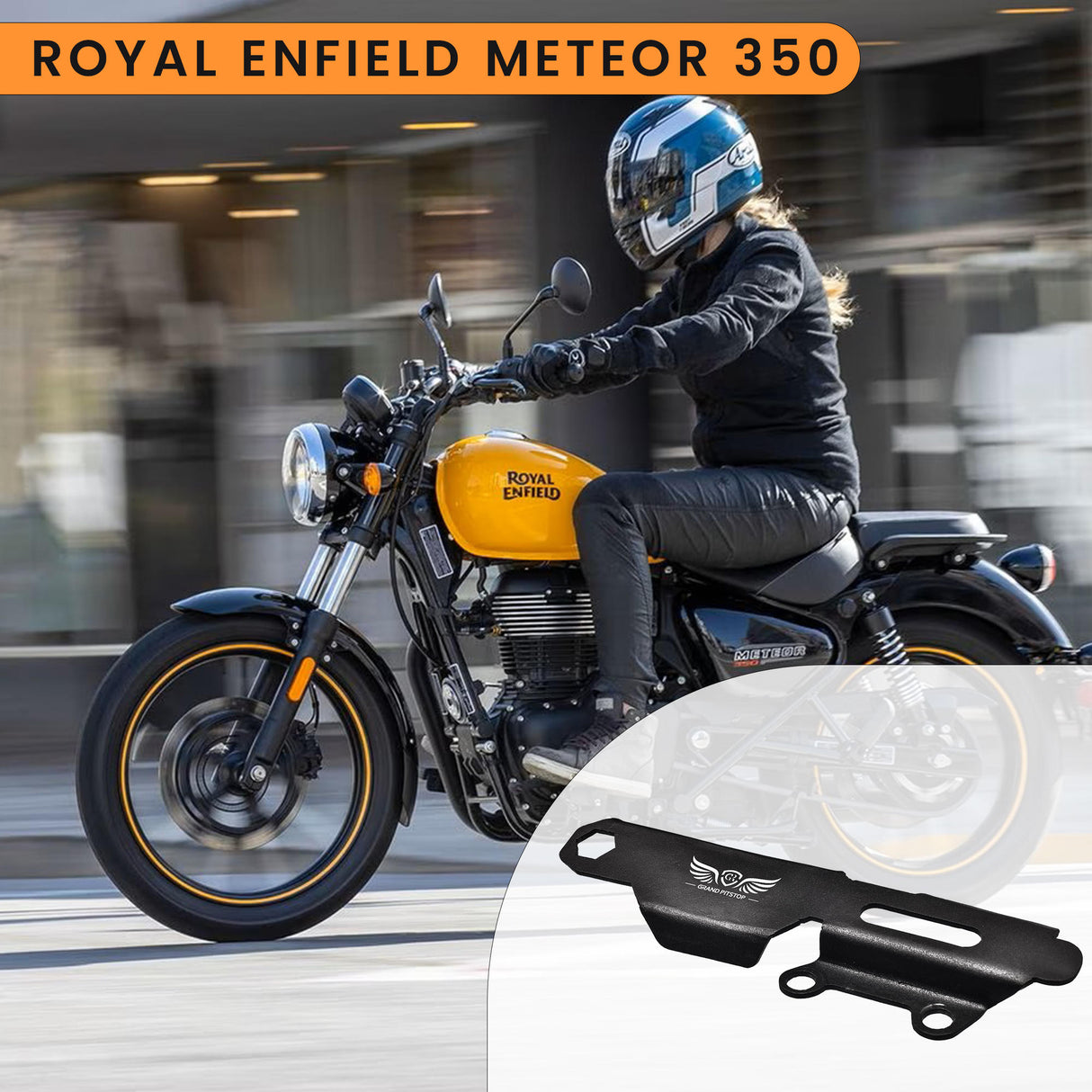 Master Cylinder Protector for Royal Enfield Meteor 350 - Black