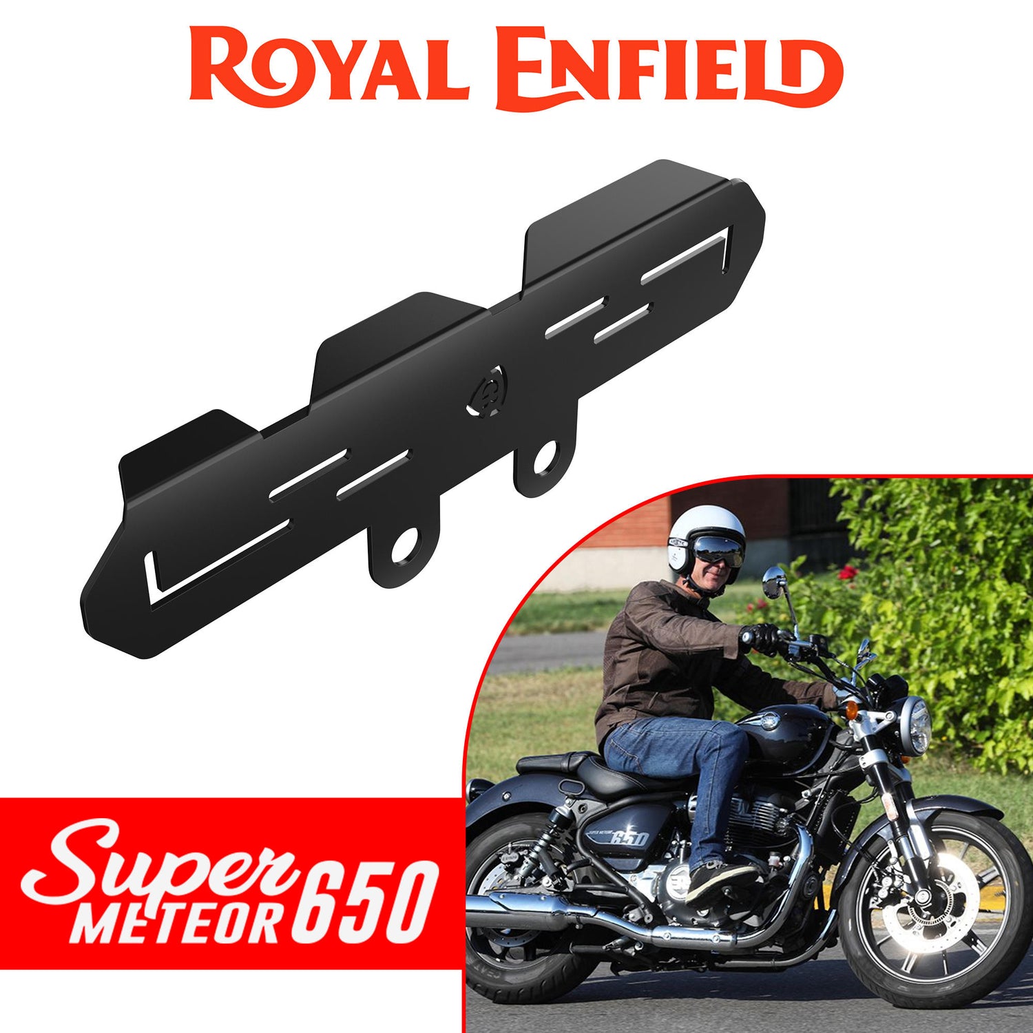 Master Cylinder Cap for Royal Enfield Super Meteor 650 - Black