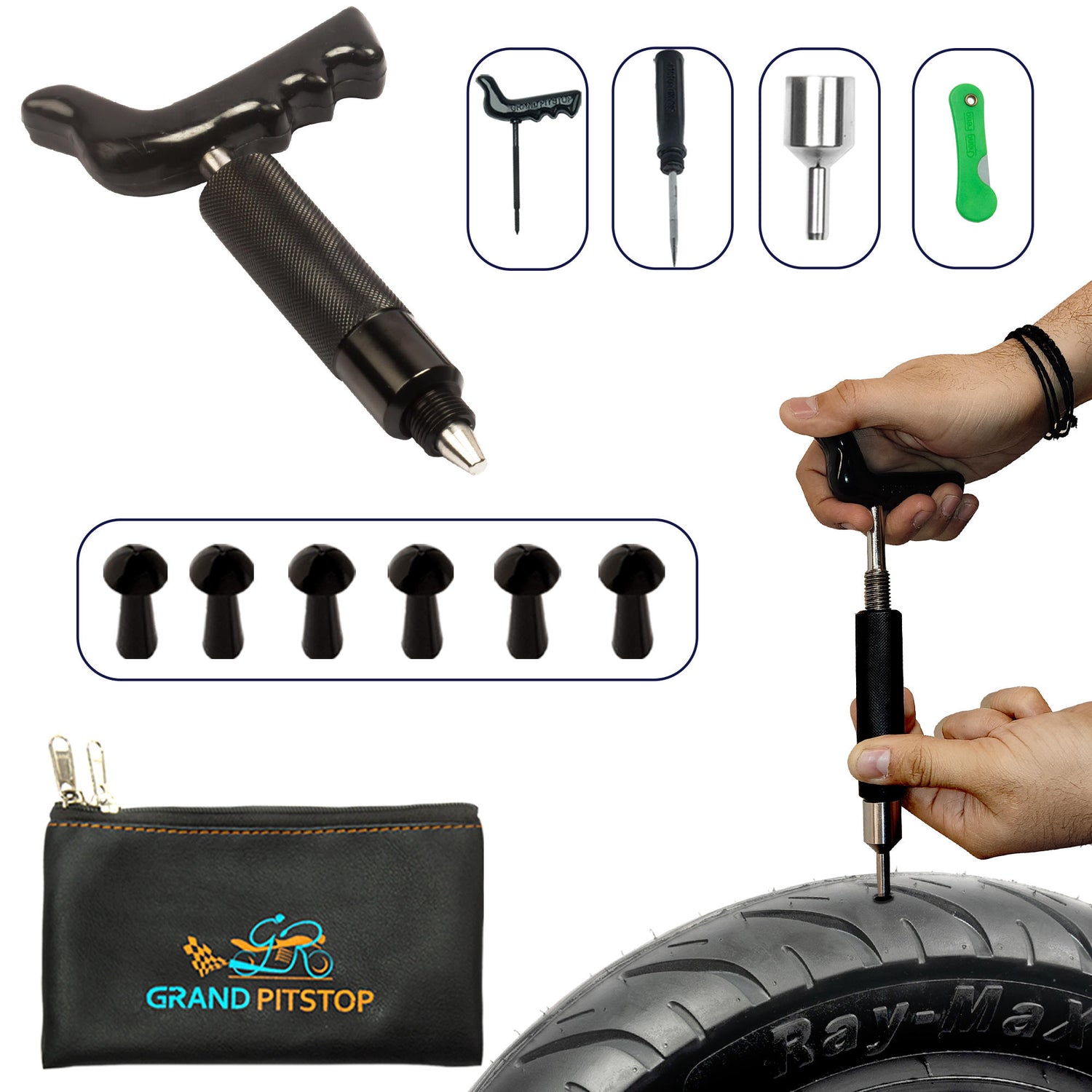 Mini Plug Puncture Repair Kit (Tubeless Tyre)