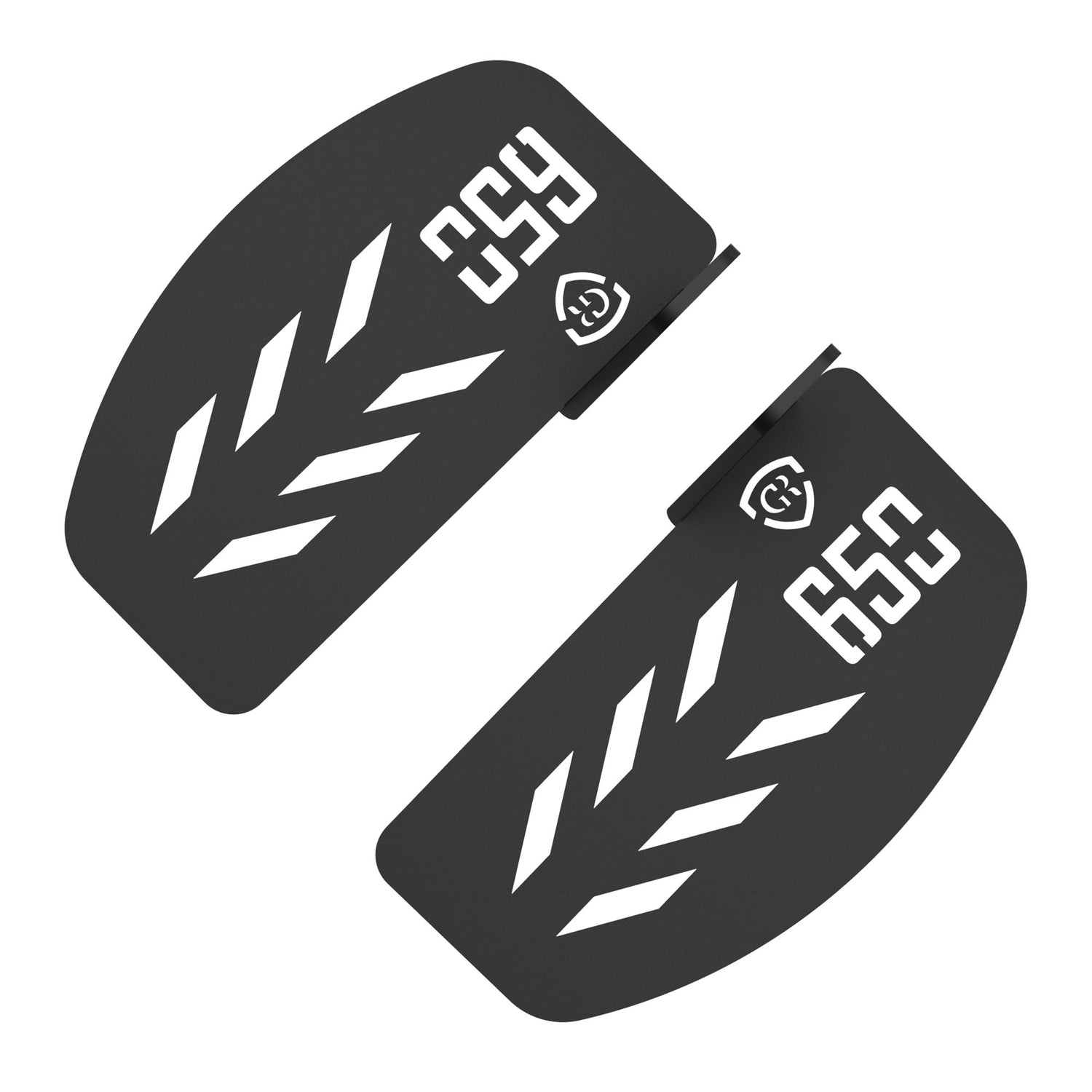 Pillion Footrest (Pair of 2) for Royal Enfield Super Meteor 650 - Black