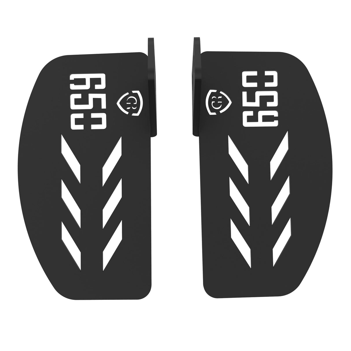 Pillion Footrest (Pair of 2) for Royal Enfield Super Meteor 650 - Black