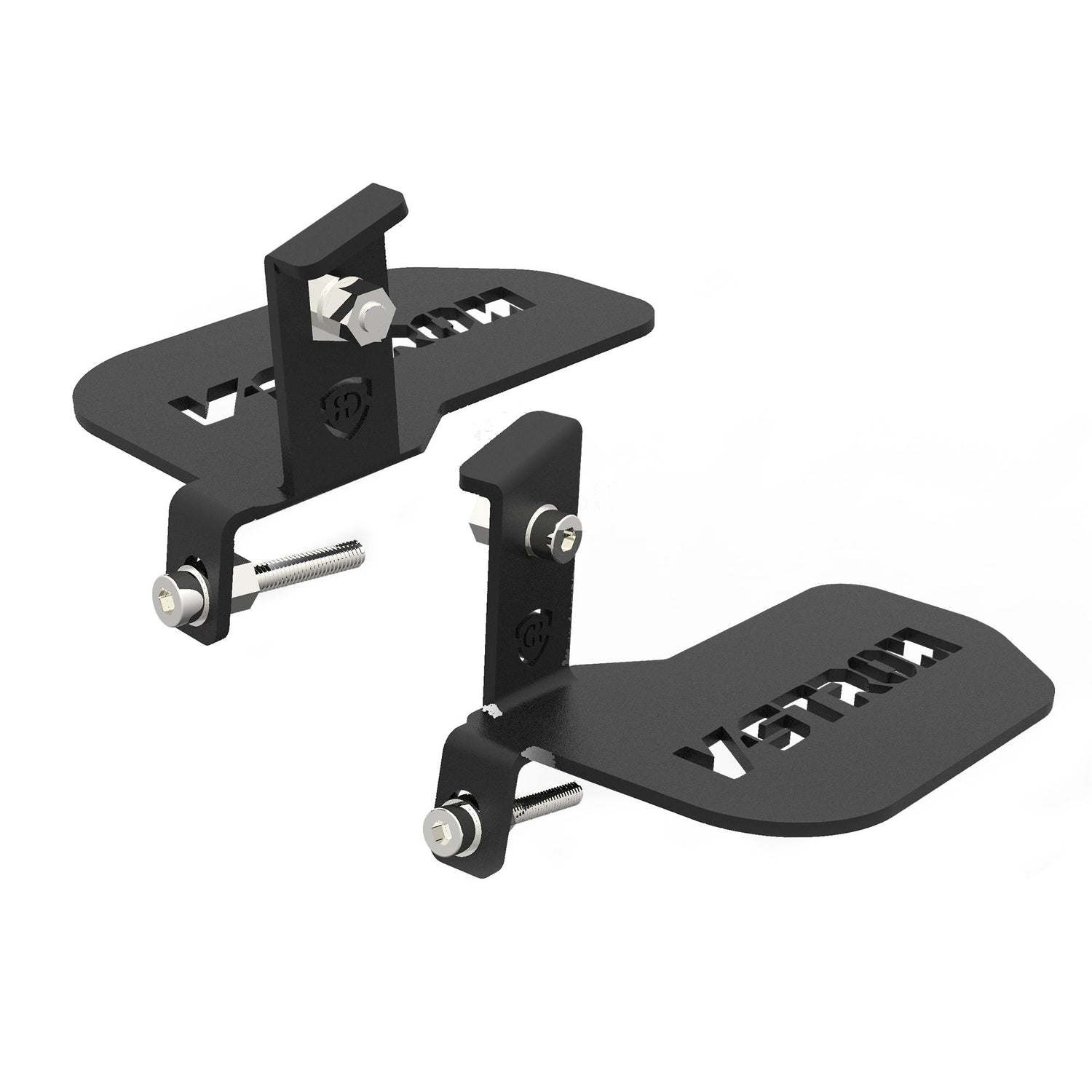 Pillion Footrest (Pair of 2) for Suzuki V-Strom - Black