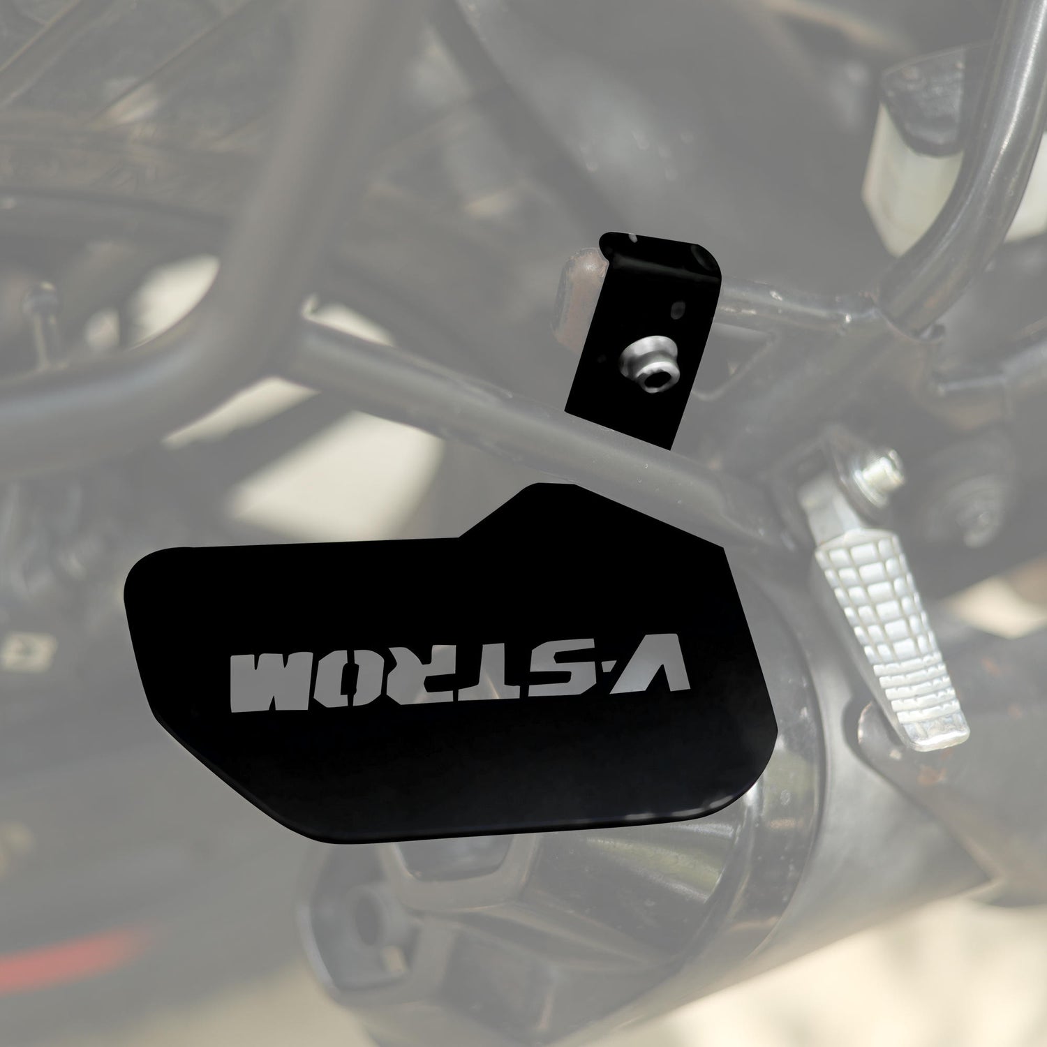 Pillion Footrest (Right) for Suzuki V-Strom - Black