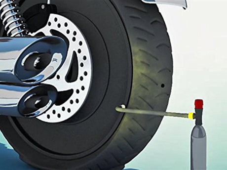 Combo - Tyre Puncture Repair Pocket Plugger & Air Inflator