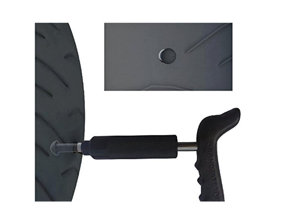 Combo - Tyre Puncture Repair Pocket Plugger & Air Inflator