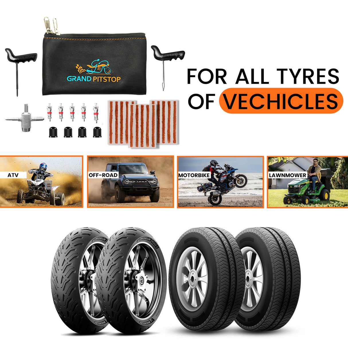 Puncture Repair Kit With 30 Strips