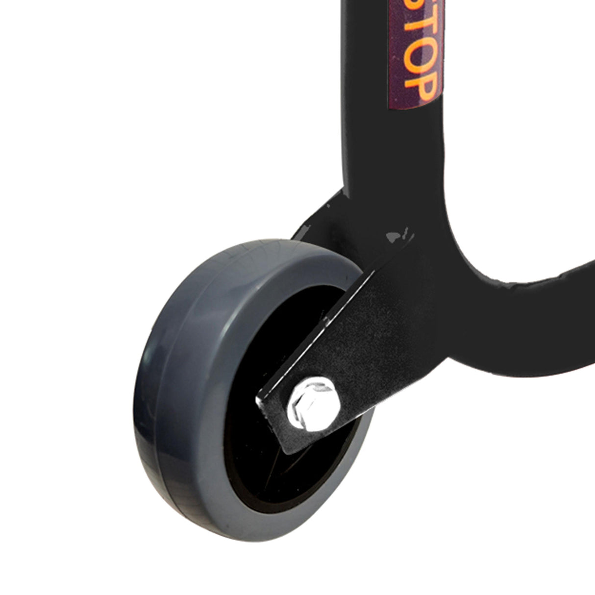 Dismantlable Rear Paddock Without Skate Wheels (upto 185 kg) - Black