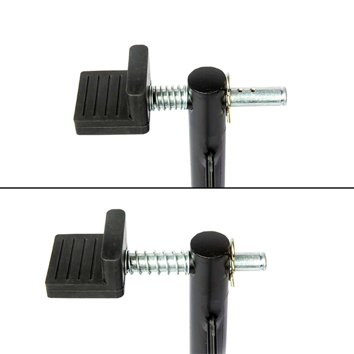 Dismantlable Rear Paddock Without Skate Wheels (upto 185 kg) - Black