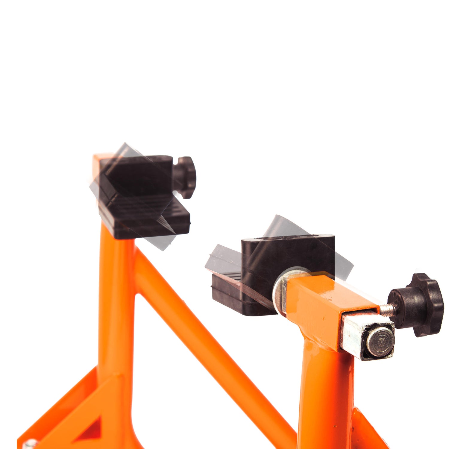 Dismantlable Rear Paddock Stand With 360 Rotation (Bike Wt upto: 280 kgs) - Black-Orange
