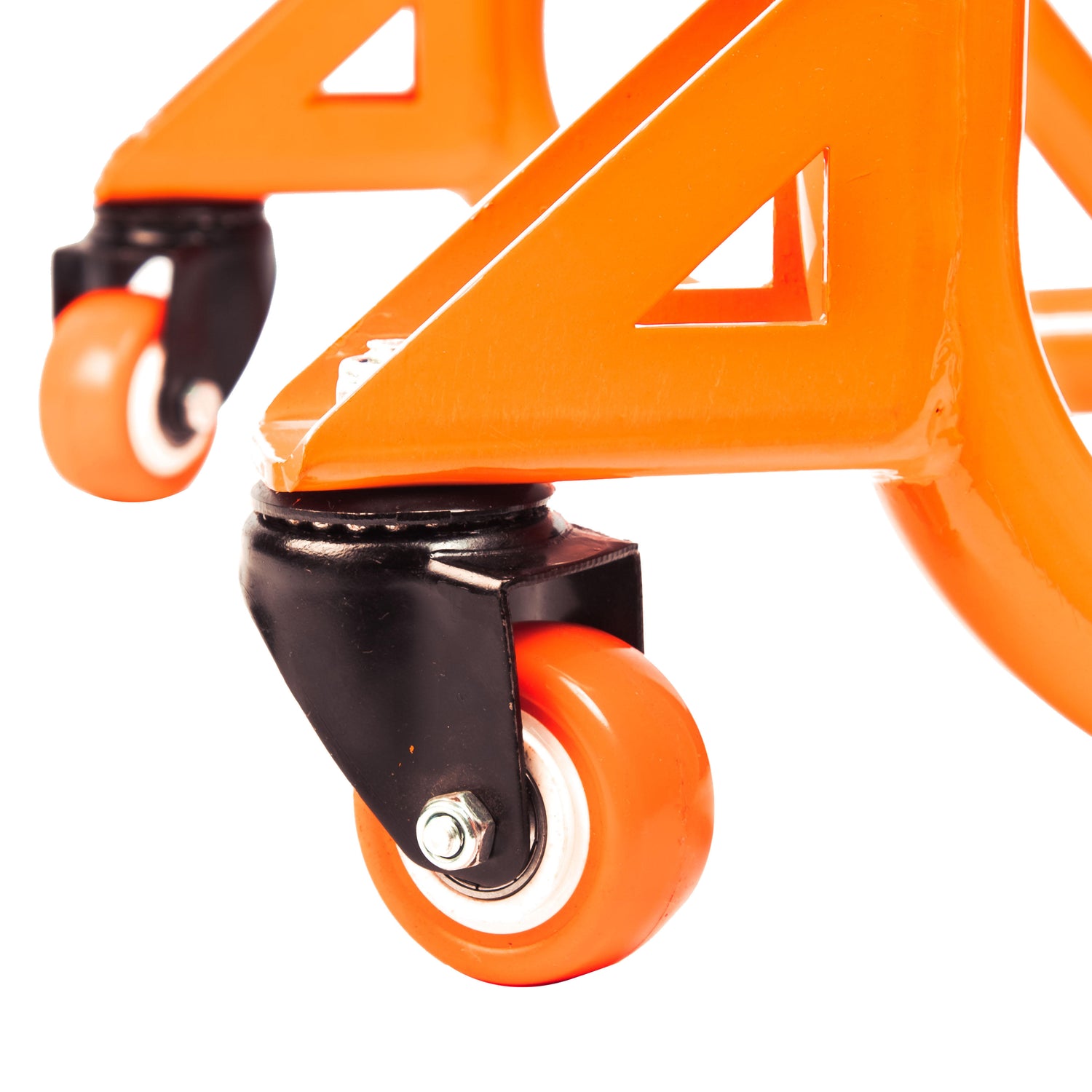 Dismantlable Rear Paddock Stand With 360 Rotation (Bike Wt upto: 280 kgs) - Black-Orange