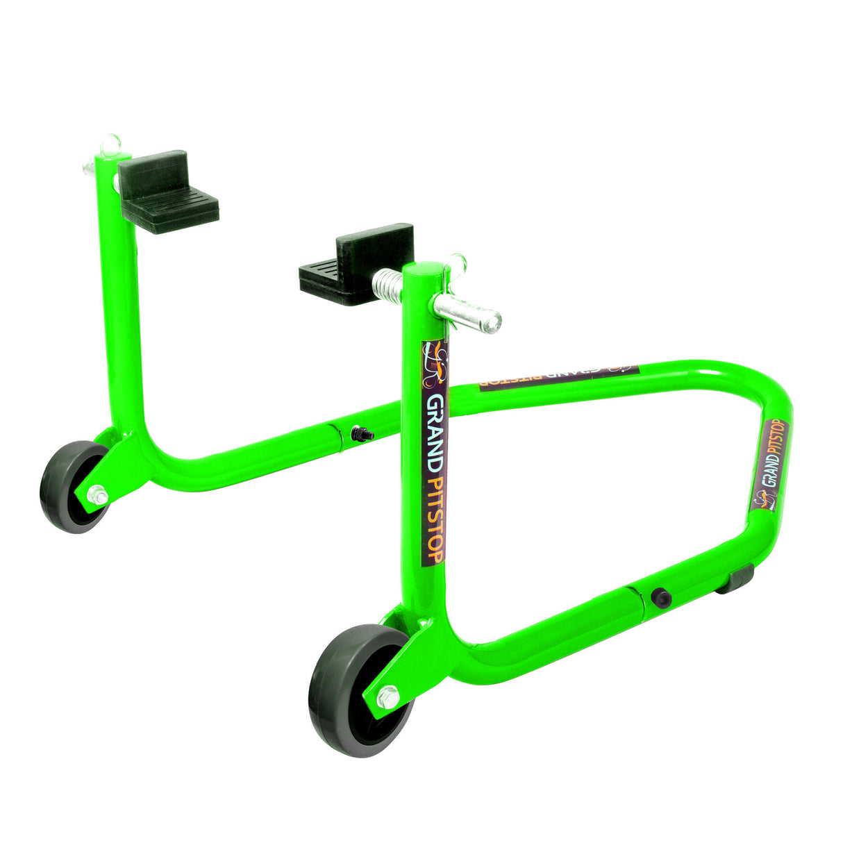 Dismantlable Rear Paddock Without Skate Wheels (upto 185 kg) - Green
