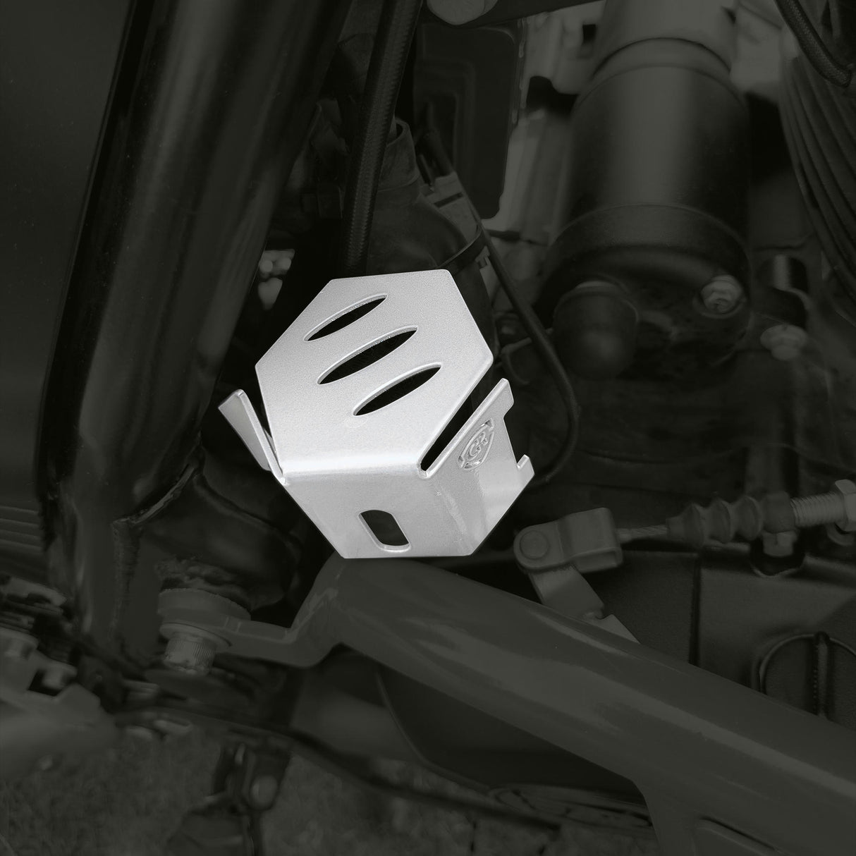 Rear Brake Fluid Cap for Royal Enfield Scram 411 - Silver