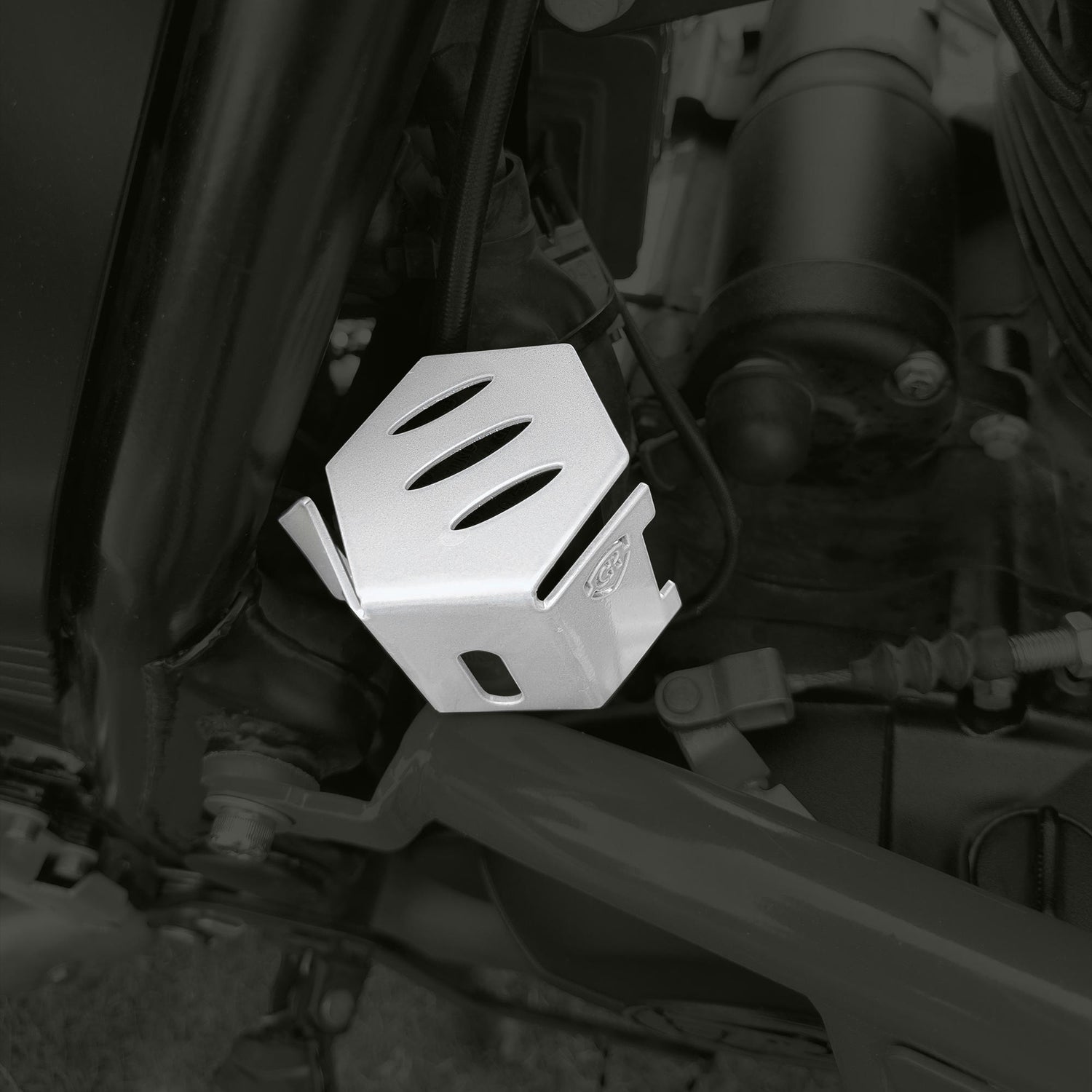 Rear Brake Fluid Cap for Royal Enfield Himalayan BS6 Model (2020-21) - Silver