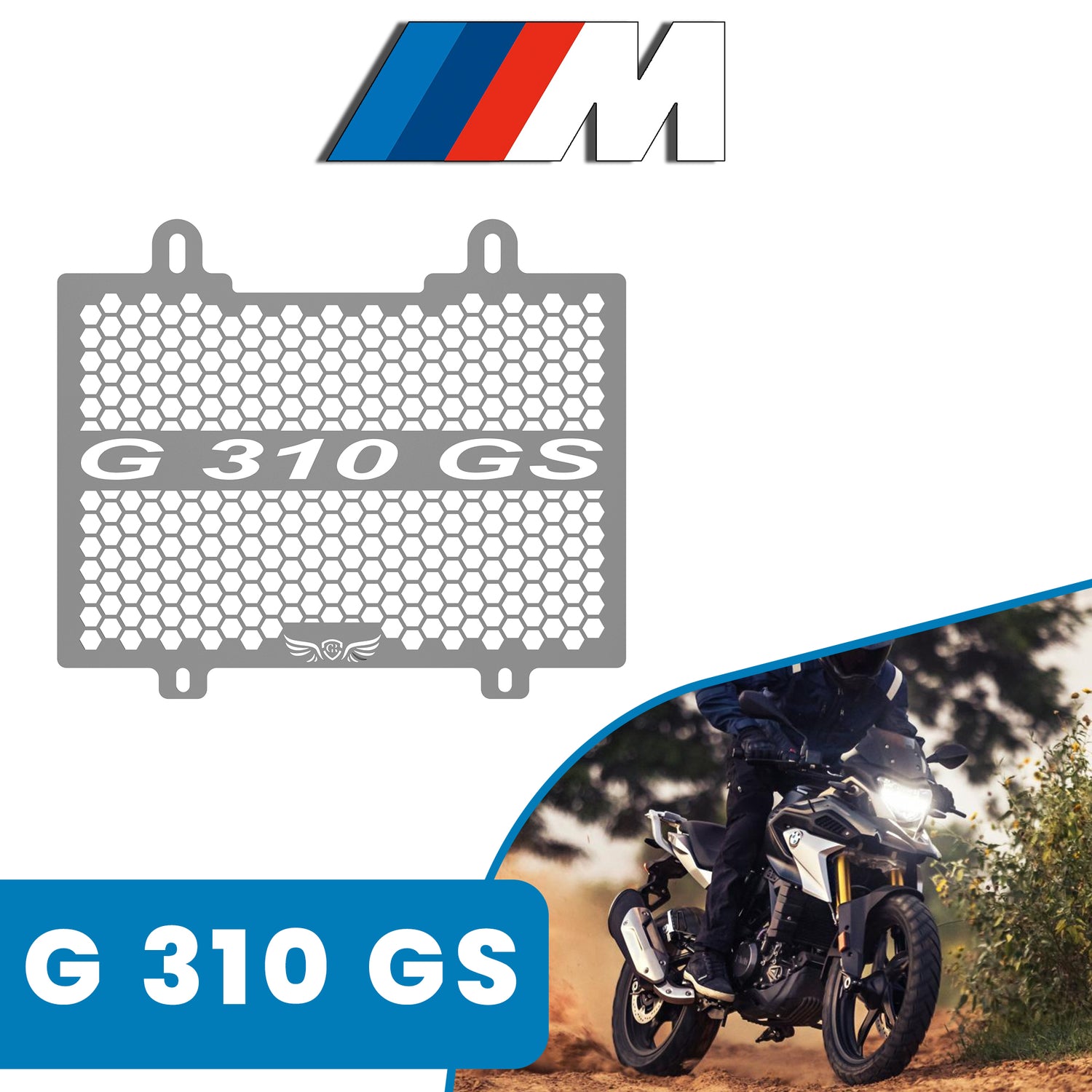 Radiator Grill for BMW G 310 GS - Silver