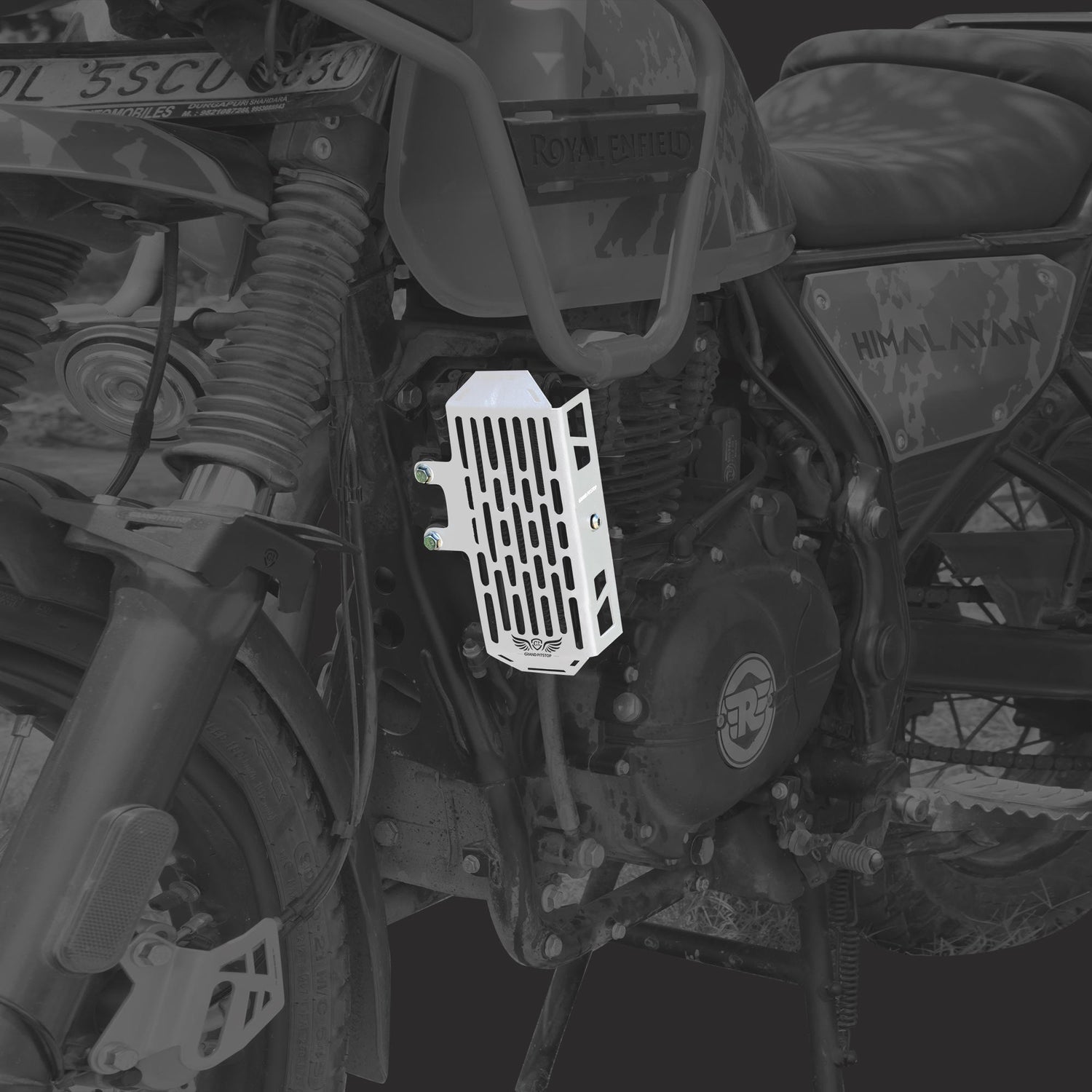 Radiator Grill for Royal Enfield Himalayan BS6 Model (2020-21) - Silver