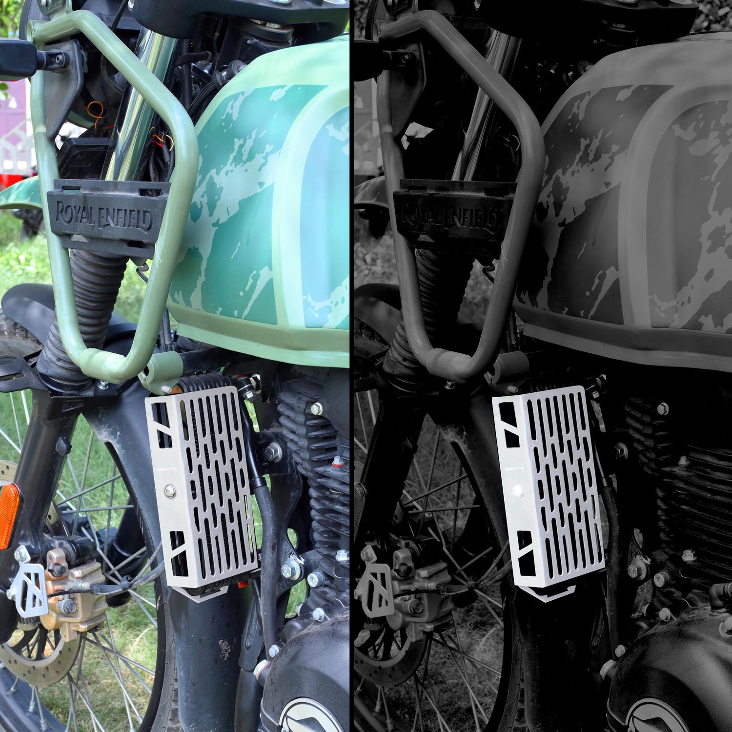 Radiator Grill for Royal Enfield Himalayan BS6 Model (2020-21) - Silver