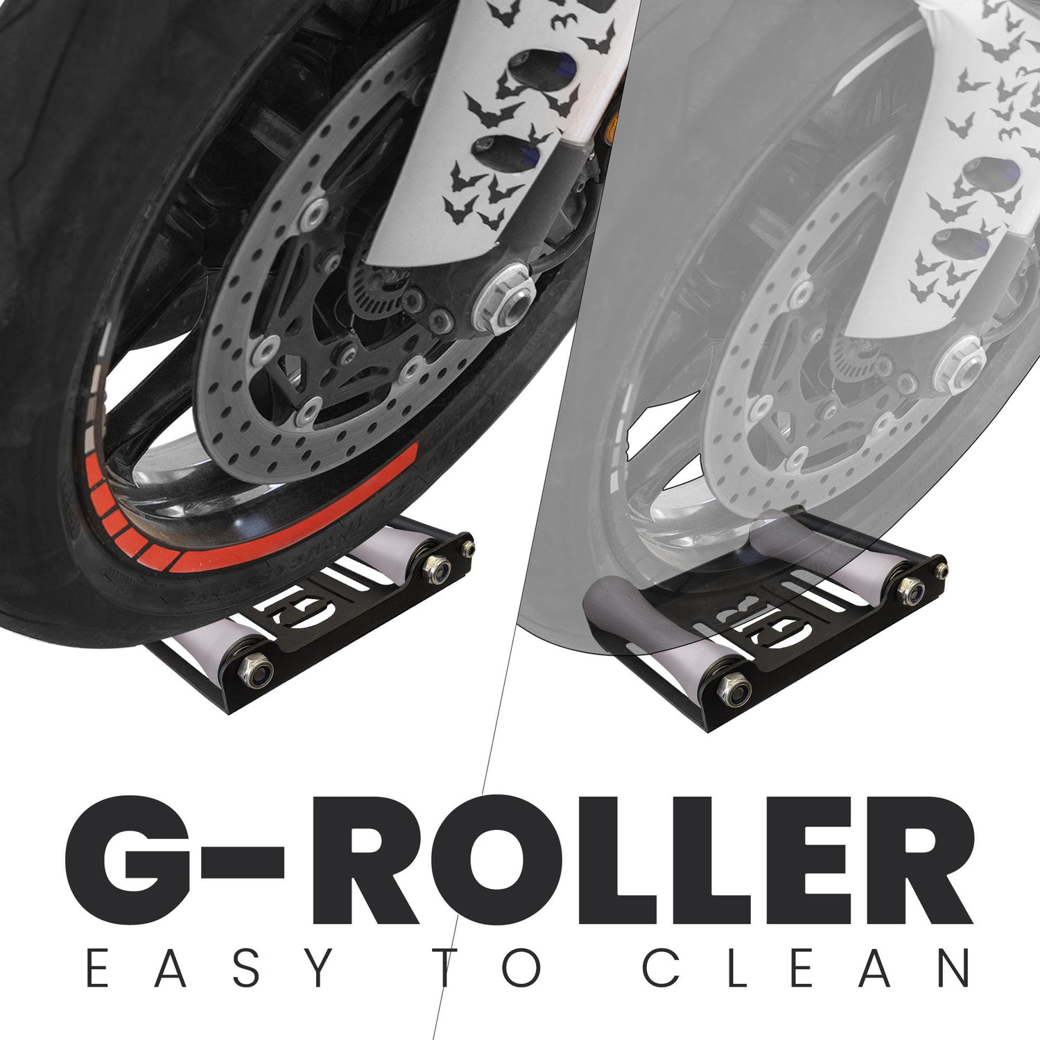 GRoller - Paddock Stand Replacement (Large - Bike Btw. 270 kg) - Black