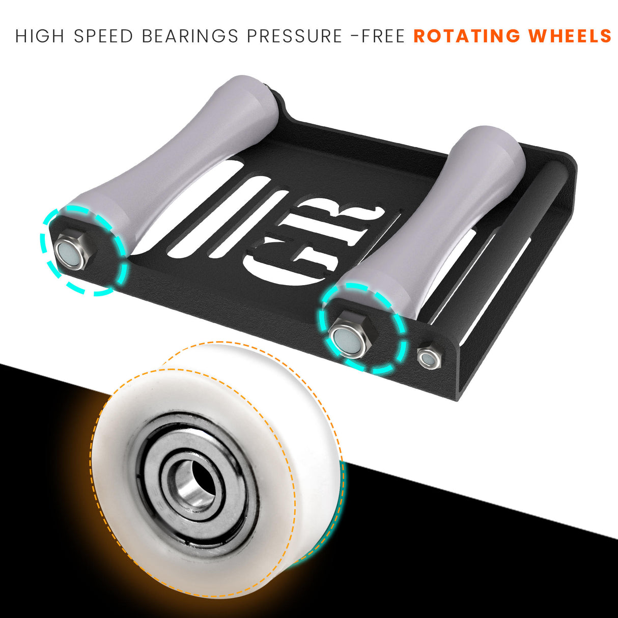 GRoller - Paddock Stand Replacement (Large - Bike Btw. 270 kg) - Black