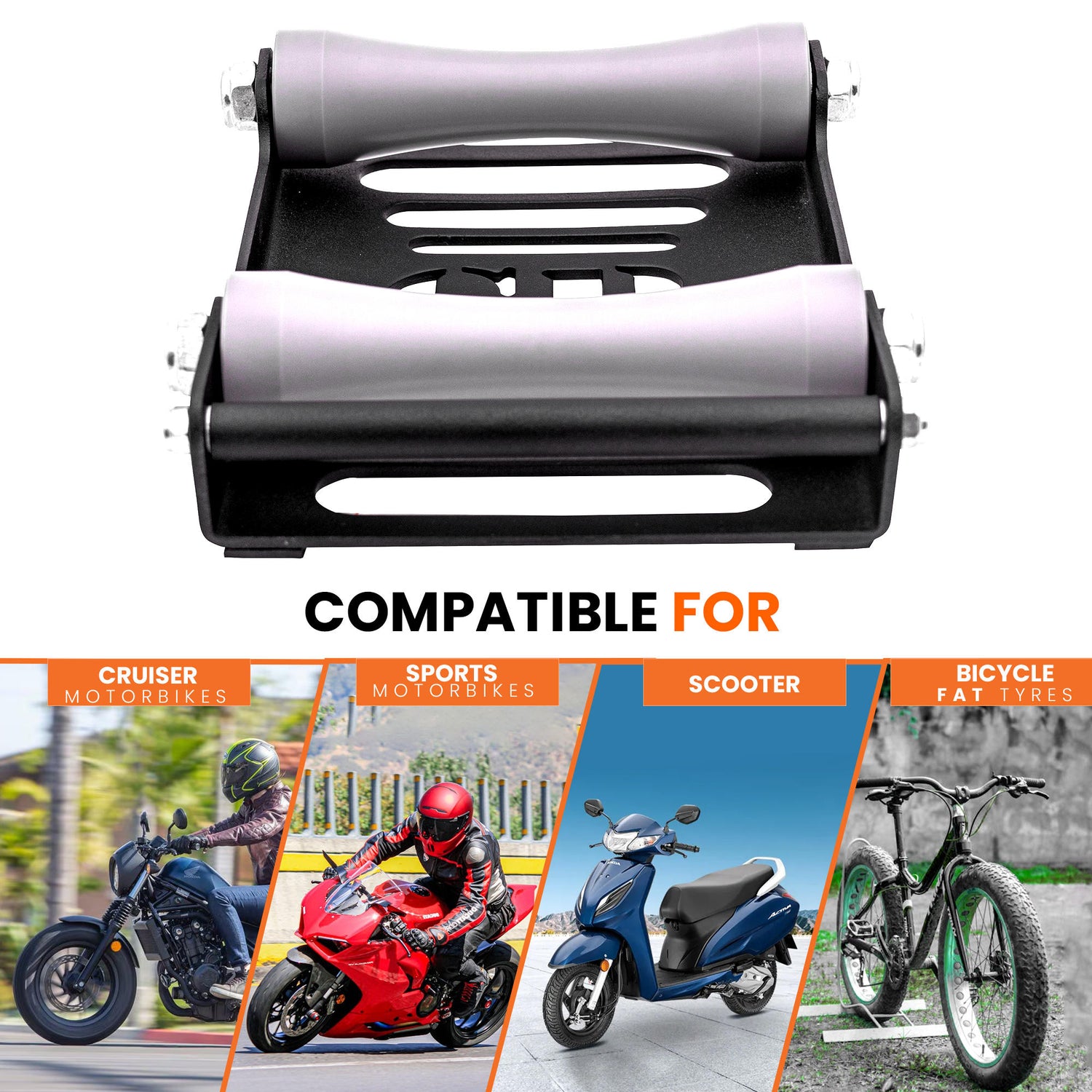 GRoller - Paddock Stand Replacement (Large - Bike Btw. 270 kg) - Black