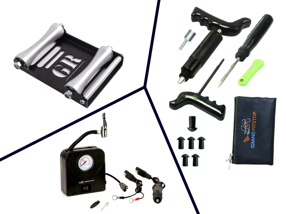 Combo - GRoller Large & Puncture & Inflator