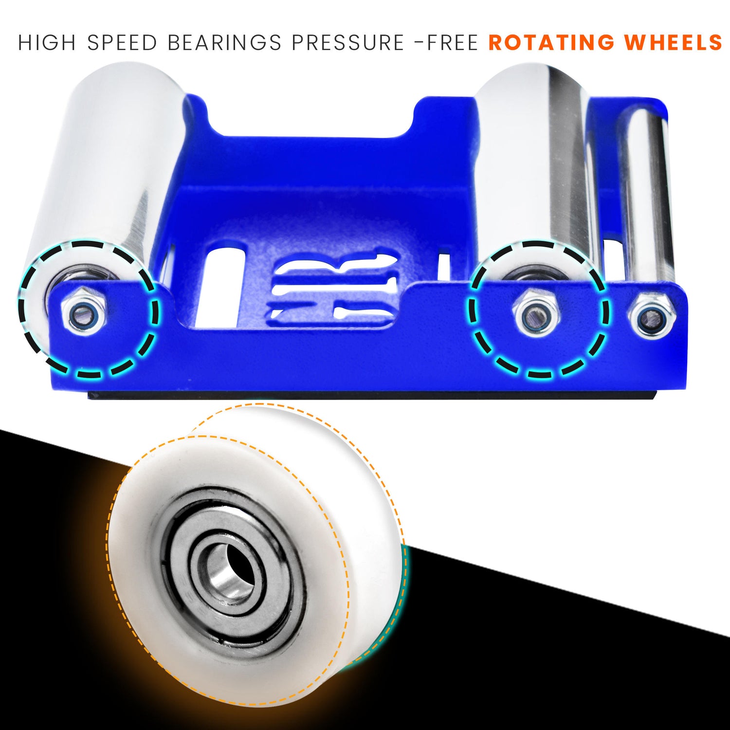 GRoller - Paddock Stand Replacement (Small - Bike wt. 170 kg) - Blue