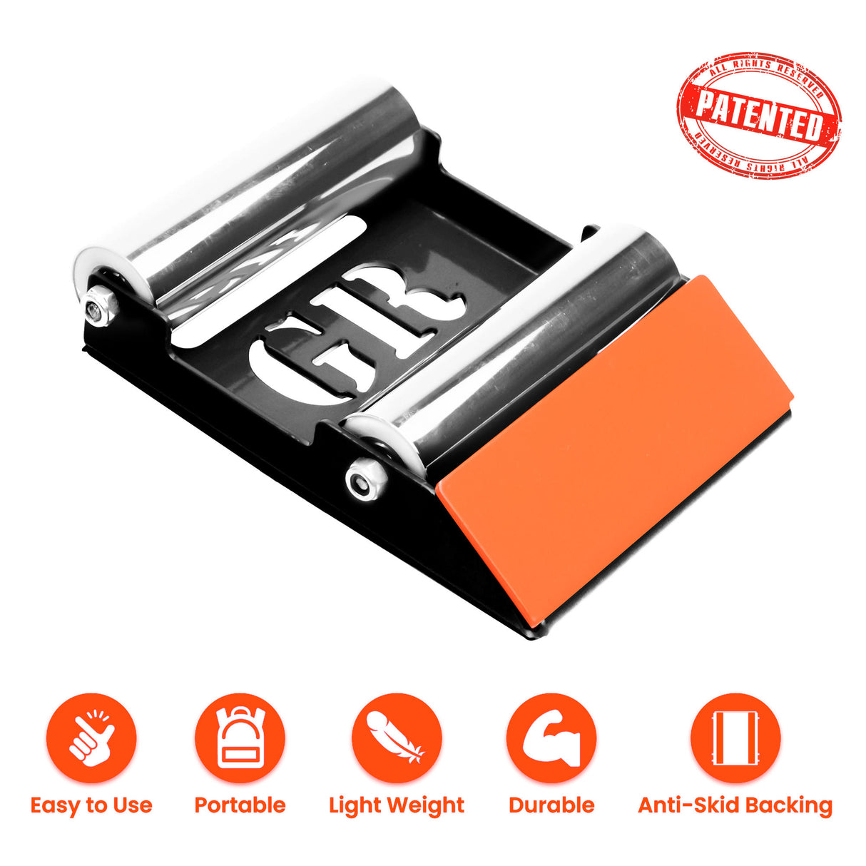 Ramp GRoller - Paddock Stand Replacement (Bike wt. 220 kg) - Orange