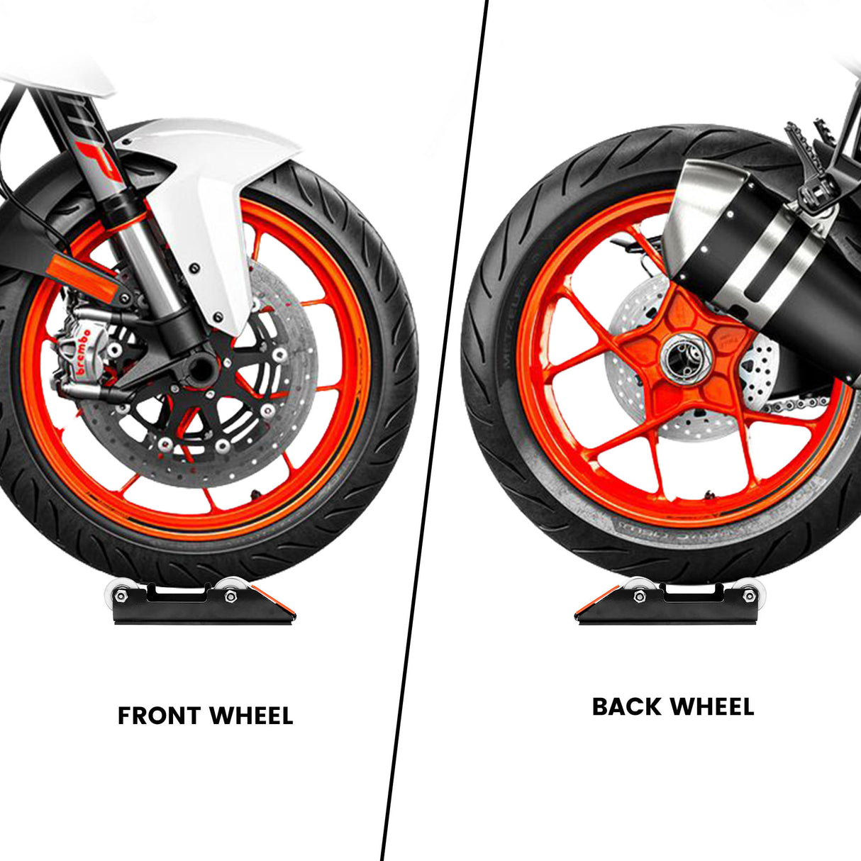 Ramp GRoller - Paddock Stand Replacement (Bike wt. 220 kg) - Orange