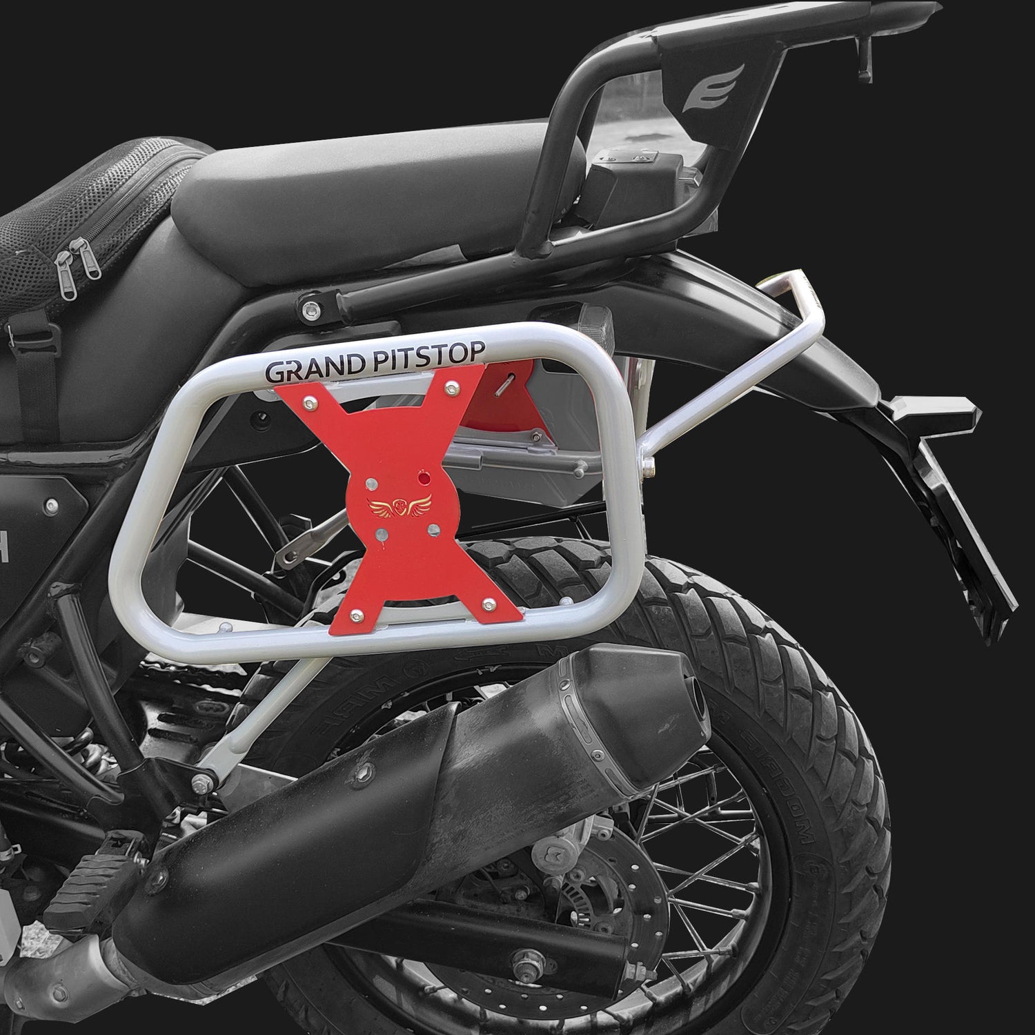 Saddle Stay for Royal Enfield Scram 411 - Silver-Red