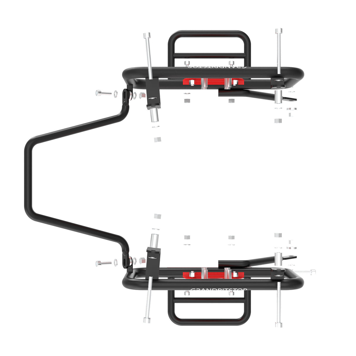 Saddle Stay for Royal Enfield Himalayan 450 - Black-Red