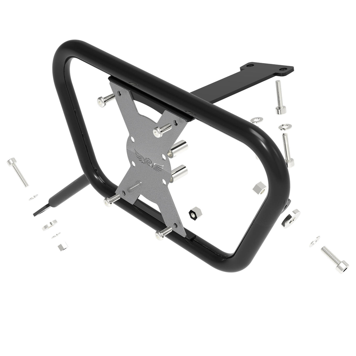 Saddle Stay (Pair) for Suzuki V-Strom - Black & Silver