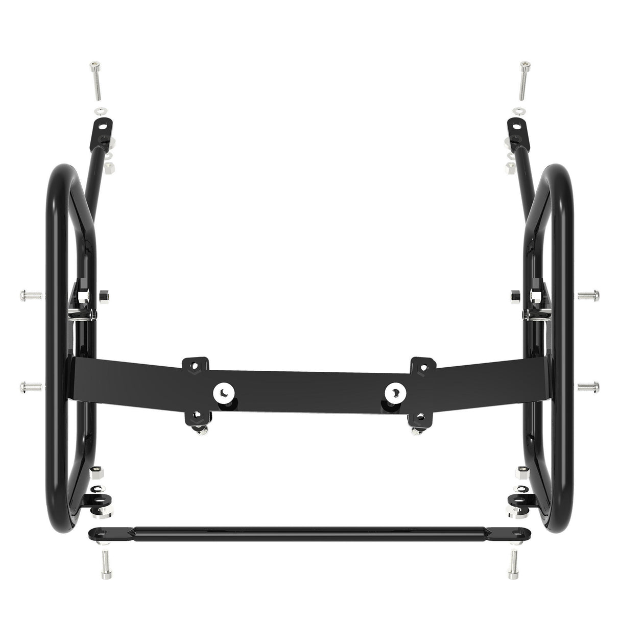 Saddle Stay (Pair) for Suzuki V-Strom - Black & Silver