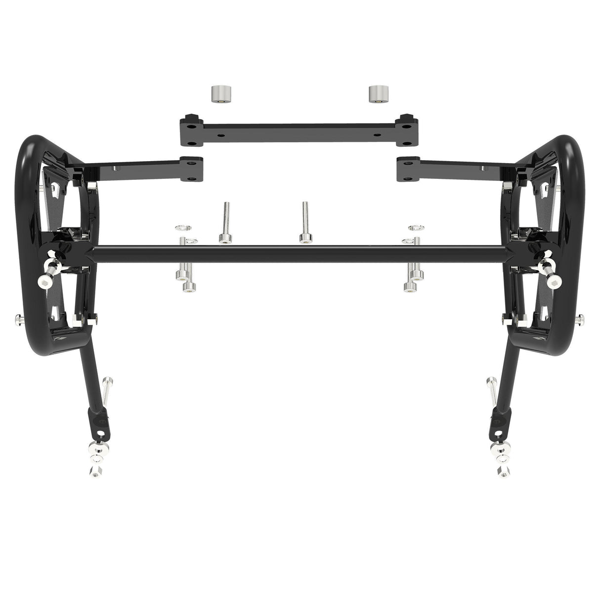 Saddle Stay (Pair) for Suzuki V-Strom - Black & Silver