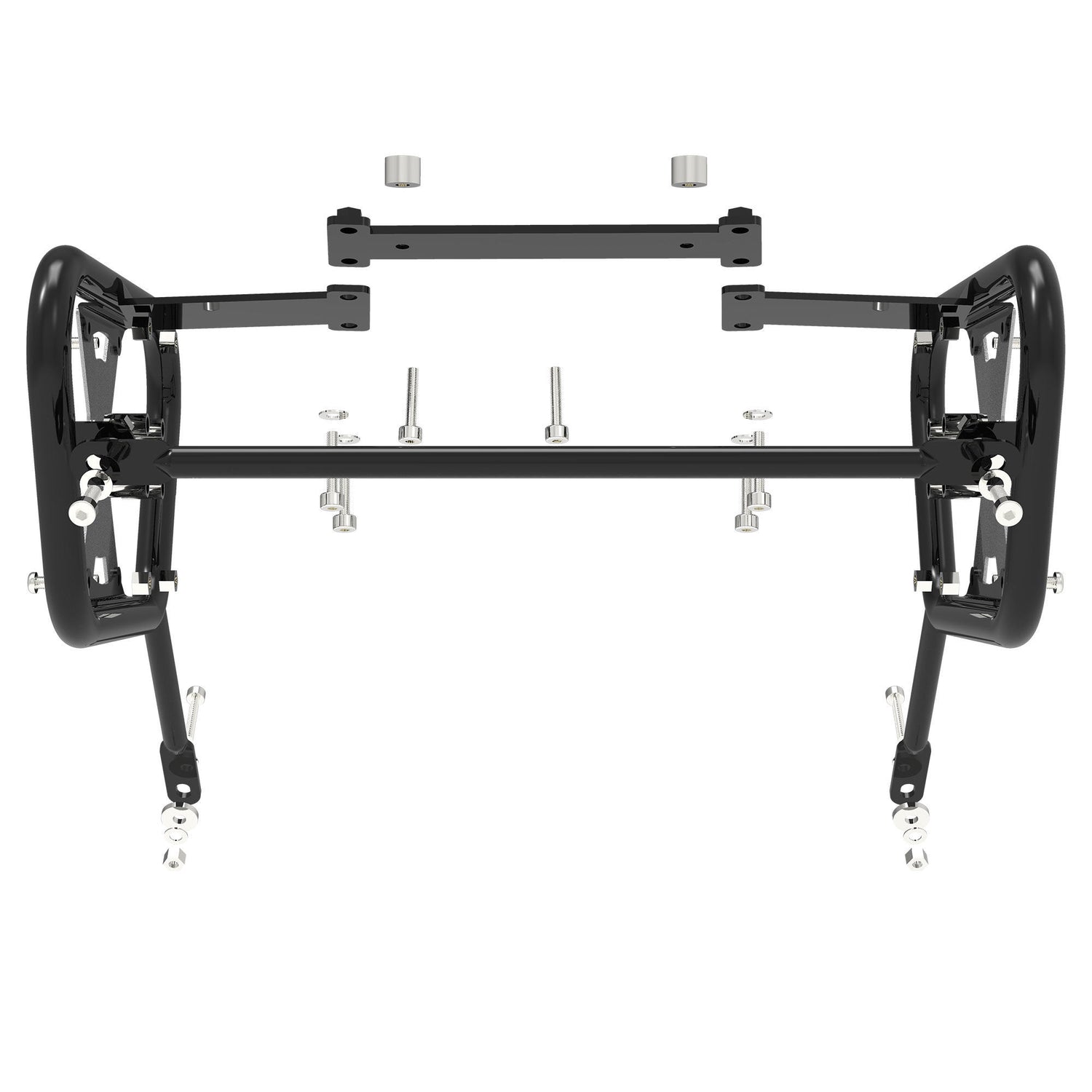 Saddle Stay (Pair) for Suzuki V-Strom - Black & Silver