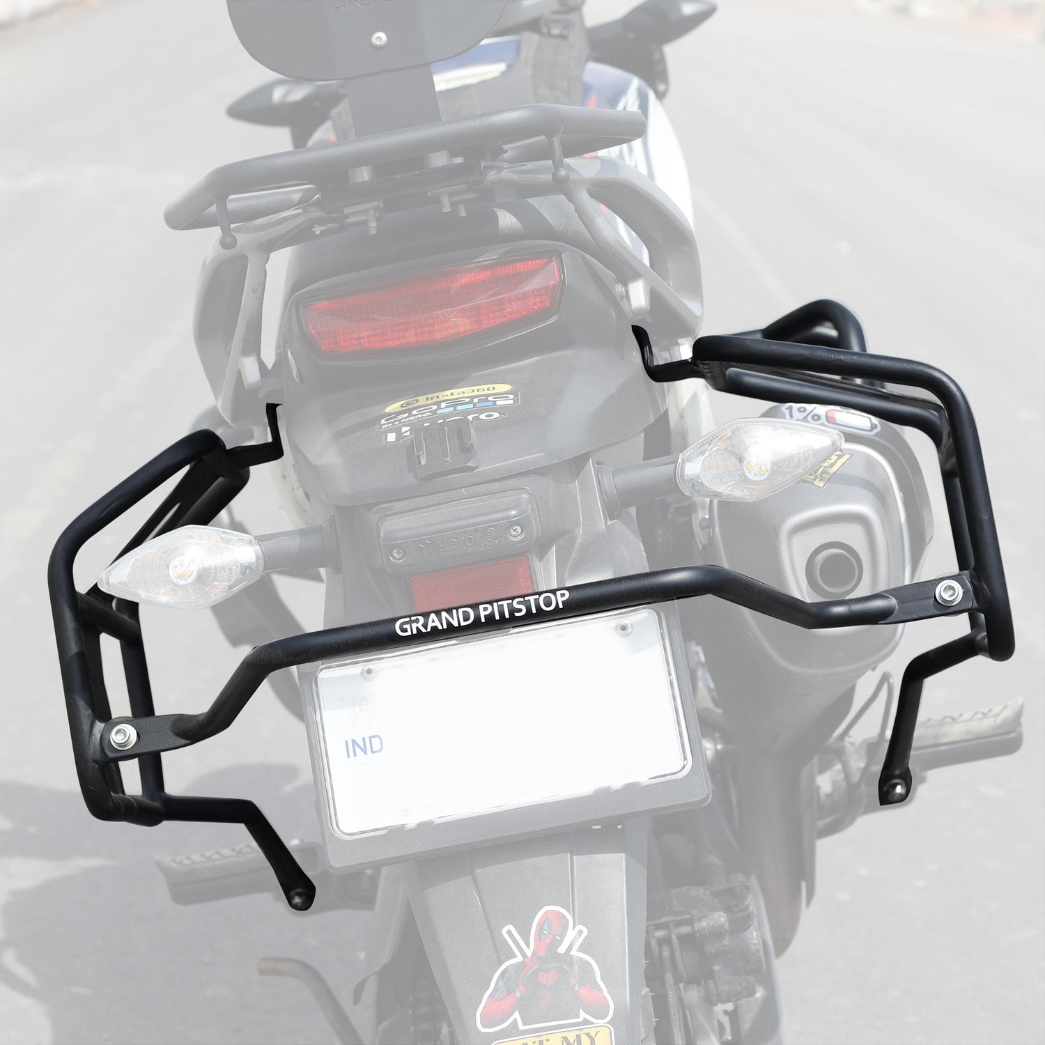 Saddle Stay for Hero Xpulse 200/400 - Black & Red