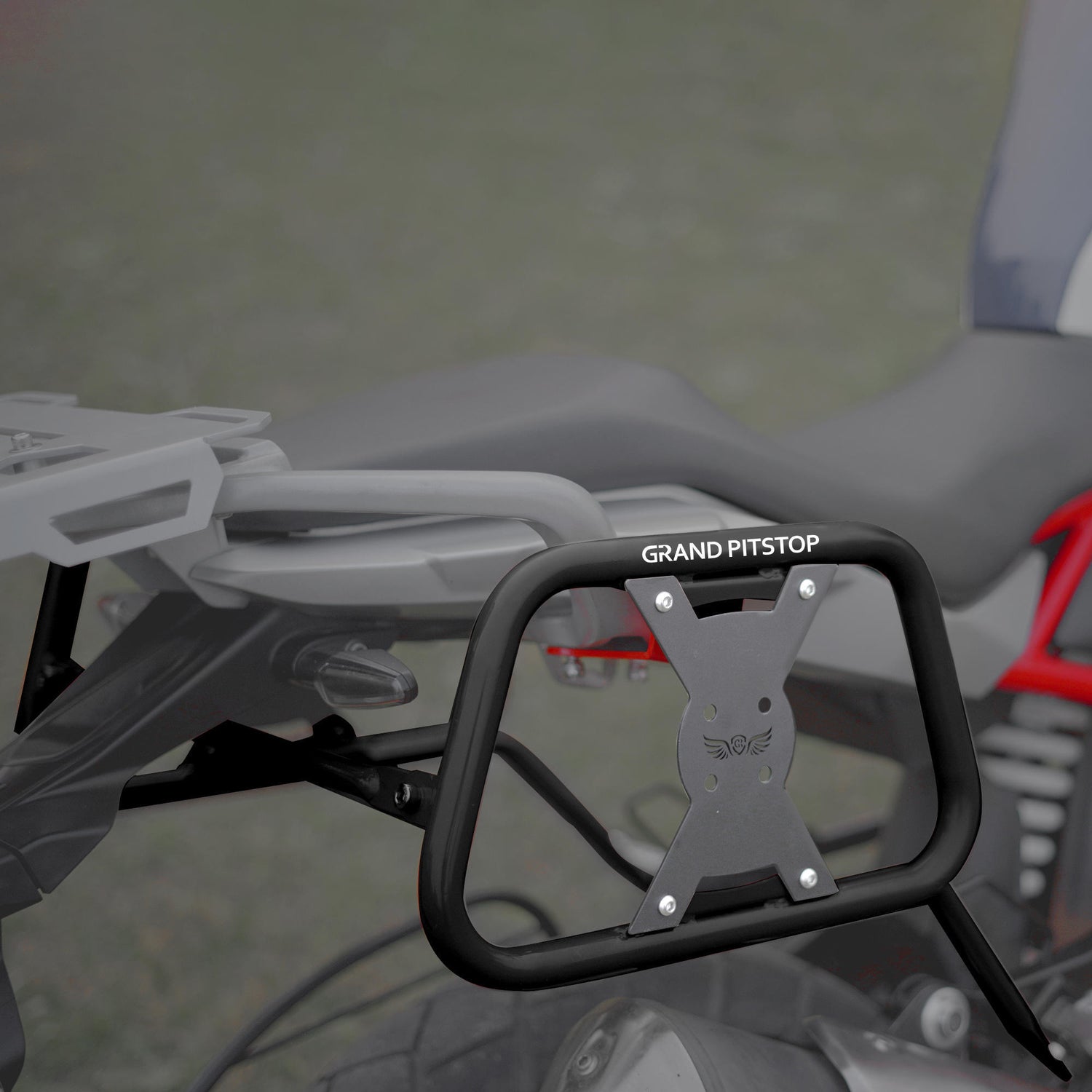 Saddle Stay for BMW G 310 GS - Black & Silver