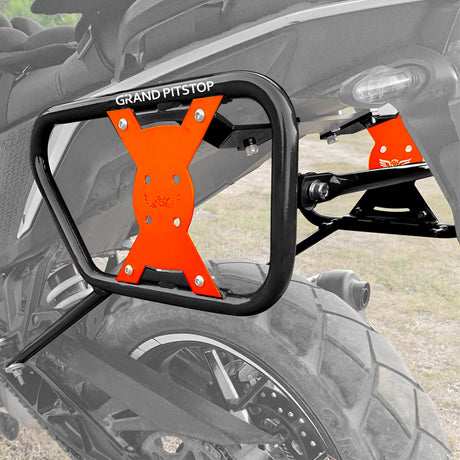 Saddle Stay (Pair) for KTM 250 Adventure - Black & Orange