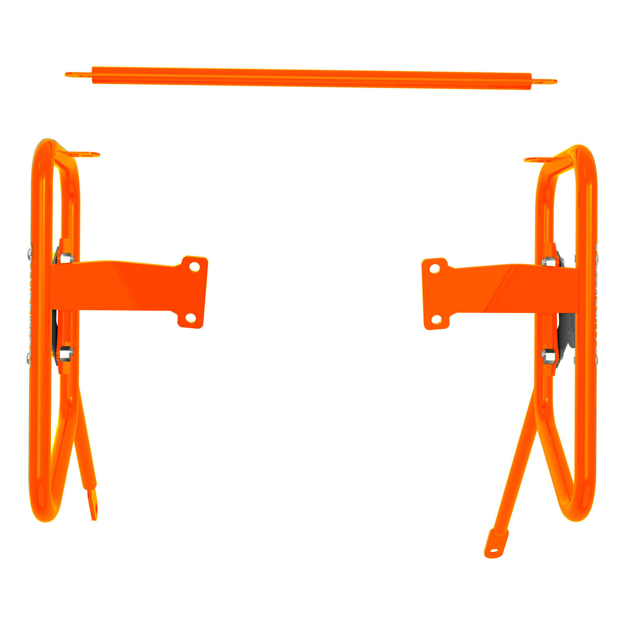 Saddle Stay (Pair) for KTM 250 Adventure - Orange & Black