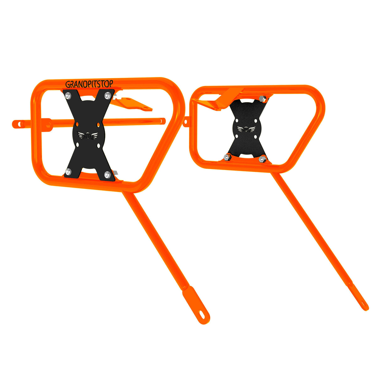 Saddle Stay (Pair) for KTM 390 Adventure - Orange & Black