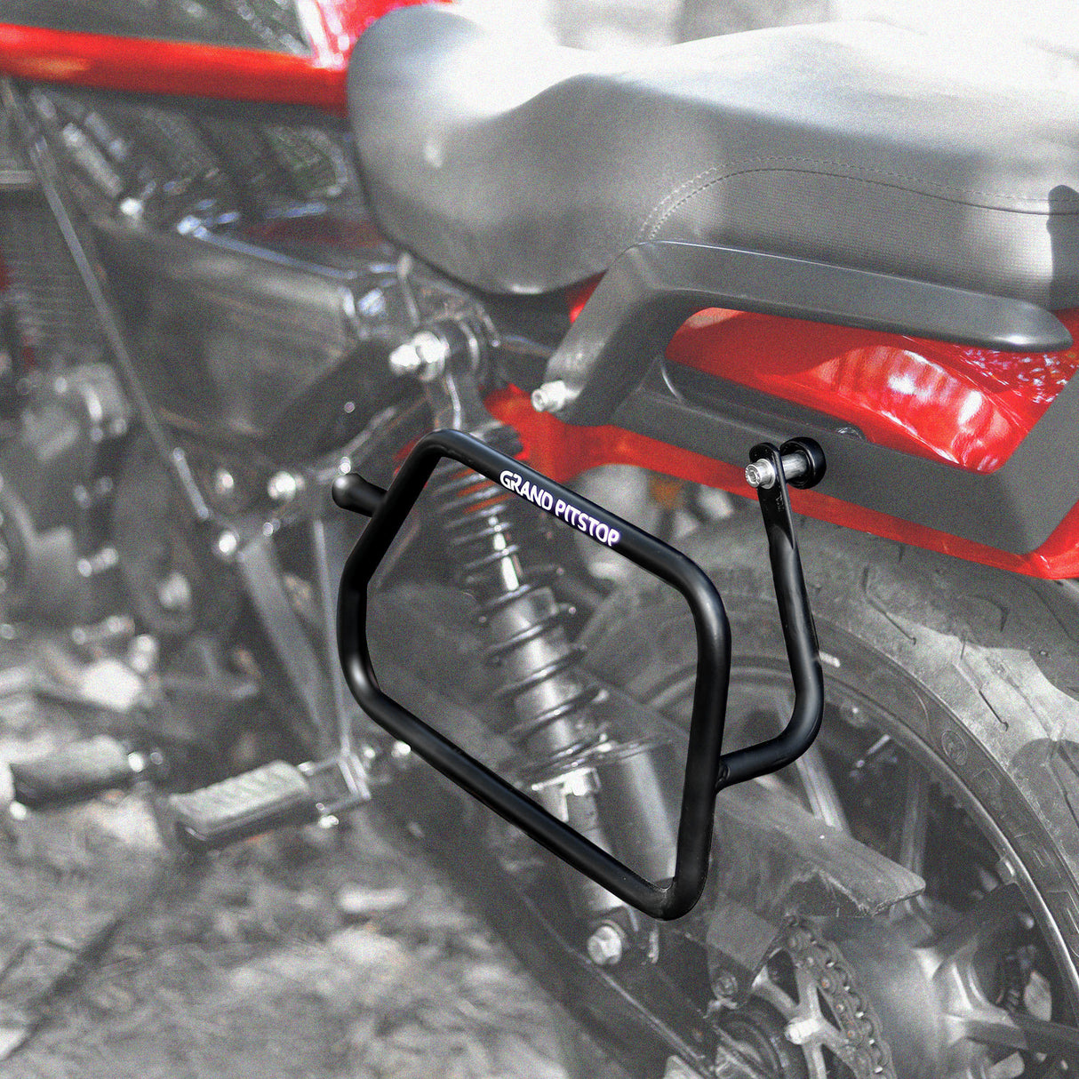 Saddle Stay for Harley-Davidson X 440 - Black-Red