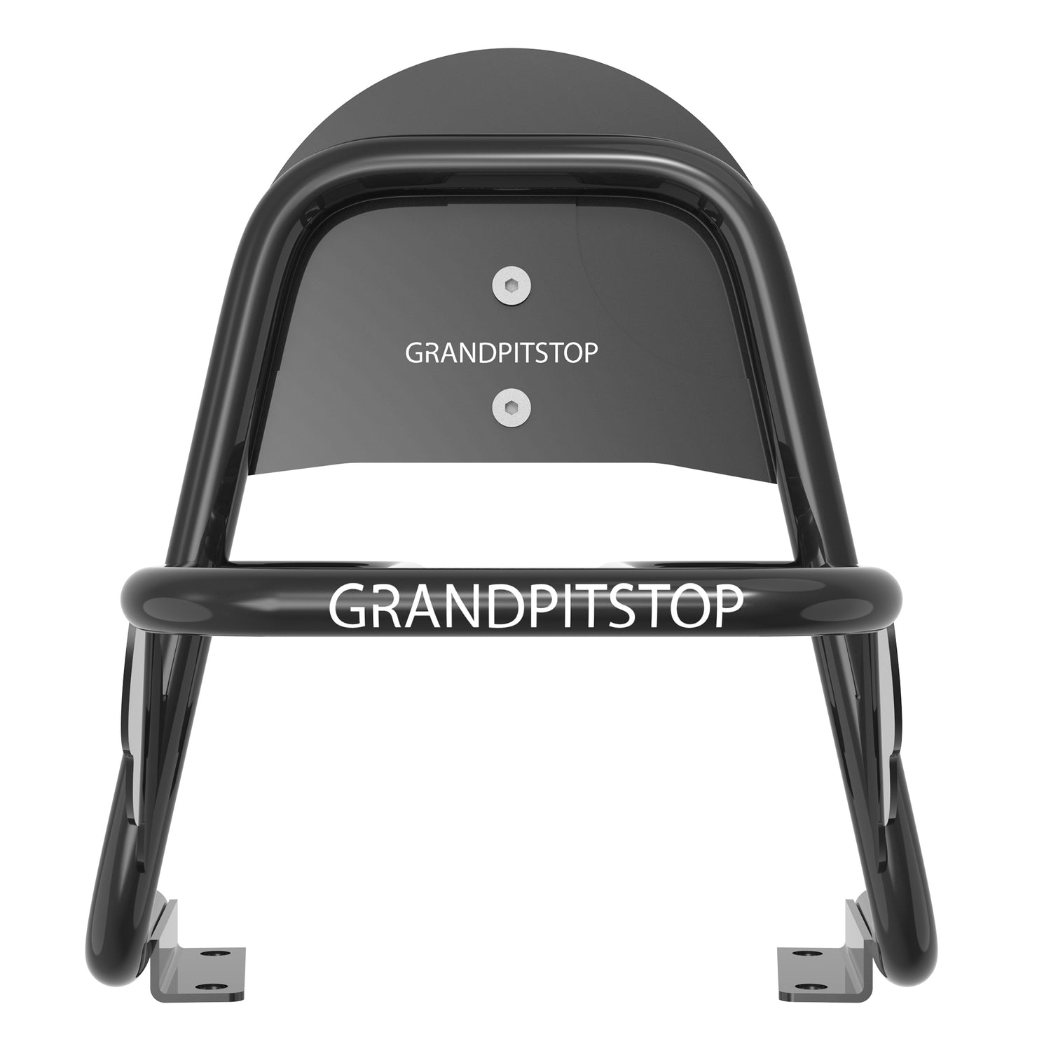 Toprack with Backrest & Parcel Shelf for Royal Enfield Interceptor - Black