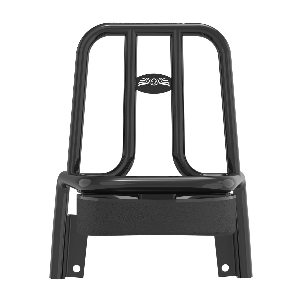 Toprack with Backrest & Parcel Shelf for Royal Enfield Interceptor - Black