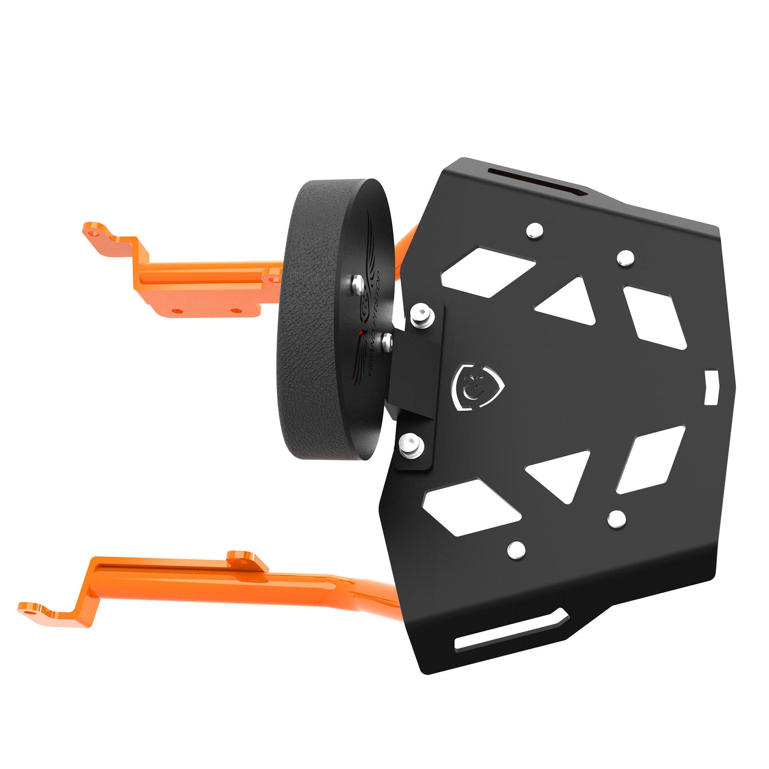 Toprack with Backrest for KTM 390/250 Duke Gen 3 - Black & Orange