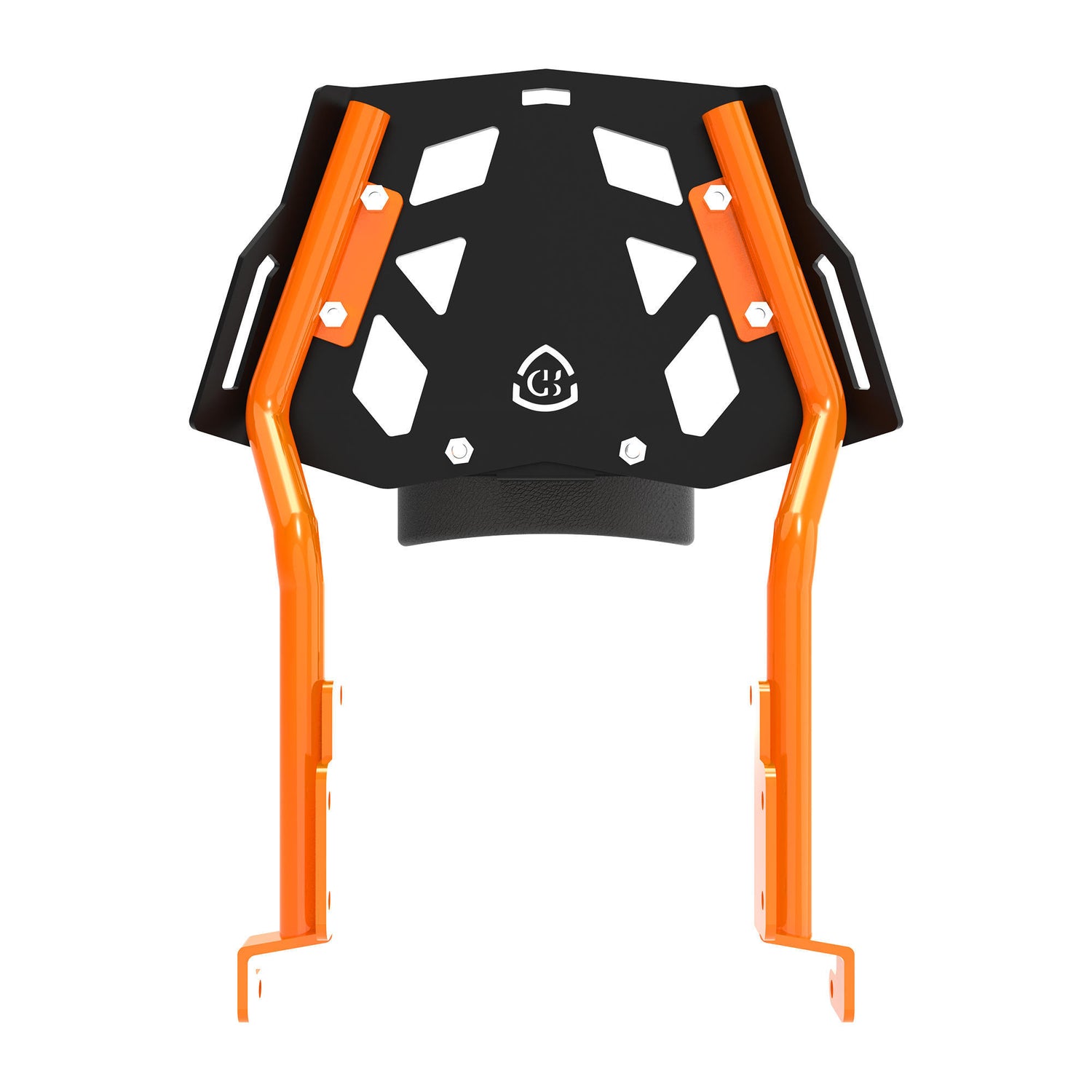 Toprack with Backrest for KTM 390/250 Duke Gen 3 - Black & Orange