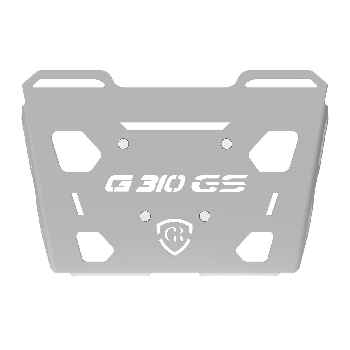 Top Rack Plate for BMW G 310 GS - Silver