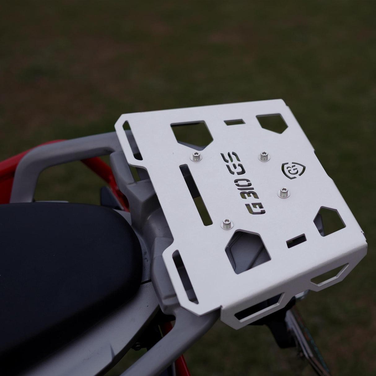 Top Rack Plate for BMW G 310 GS - Silver